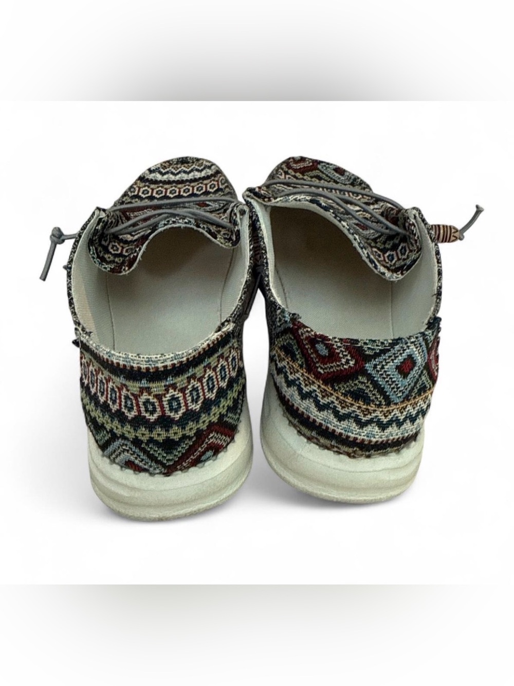 Boho Patterned Slip-On Shoes - Multicolor - Picture 3 of 5